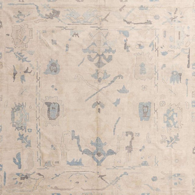 Ahgly Company Tapis d'Intérieur Lavable en Machine Carré Abstrait Brun Tan, 4 Pieds Carré