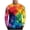 Multicolor, variant on Men's Tie Dye Shirts Christmas Gift for Men Sports Long Sleeve Rash Guard Shirt Fishing Running Swimming