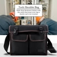 thumbnail image 3 of Bolsa de hombro, bolsa de herramientas de tela Oxford engrosada, bolsa de herramientas para electricistas, organizador de herramientas diseñado para profesionales, 3 of 12