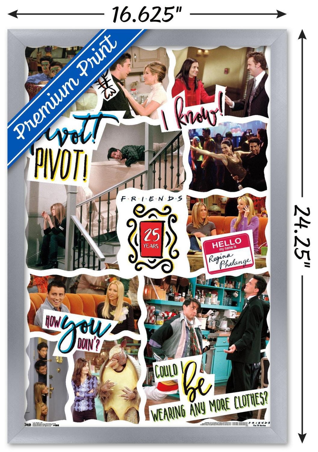 Friends - 25th Wall Poster, 22.375" x 34"