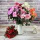 thumbnail image 4 of Billuyoard 2x Plantas artificiales de amplia aplicación Aspecto realista Flores artificiales de bajo mantenimiento Decoración brillo de sol, 4 of 6