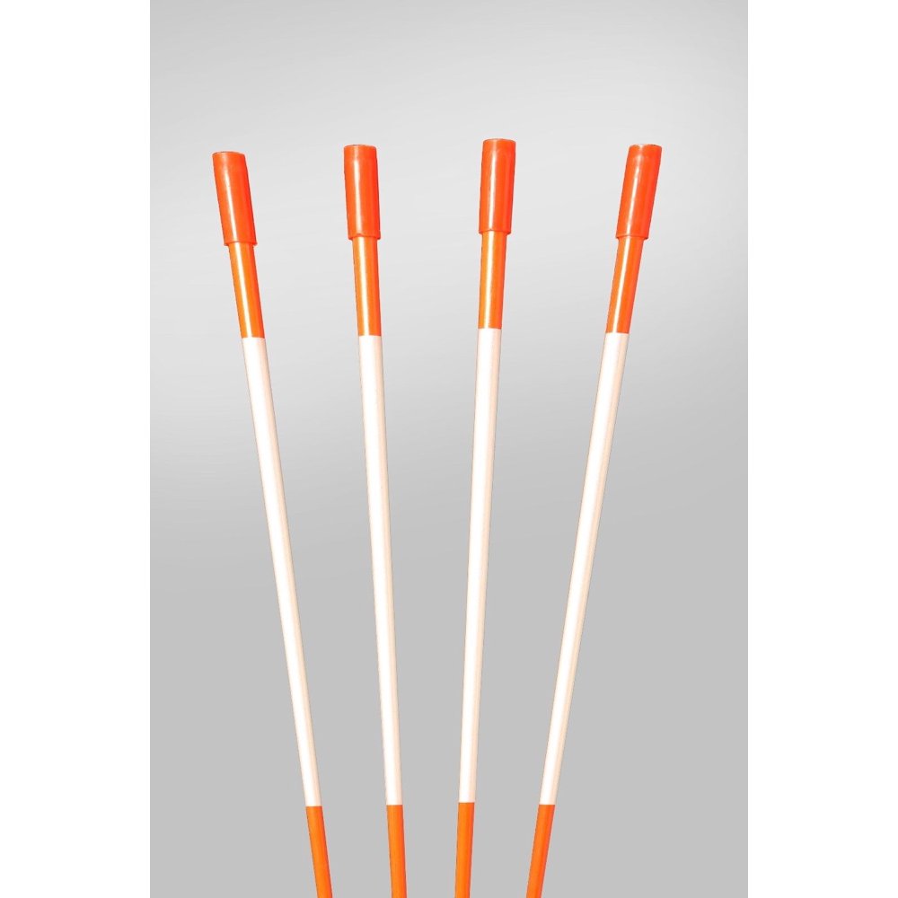 Driveway Marker, Snow Stakes, Plow Stakes, 5/16" Thick X 48" Orange