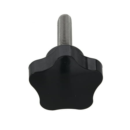 

M8 x 35mm Male Thread Screw On Type Star Head Clamping Knob Grip