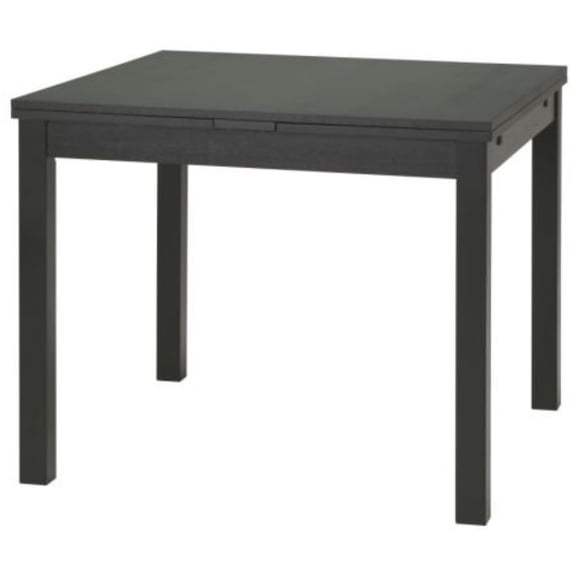 Ikea Extendable table, brown-black, 35 3/8/50 3/4/66 1/8x35 3/8 ", 2206.52026.220