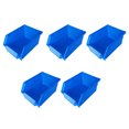 thumbnail image 1 of pitrice 5X Tool Box Storage Bin Stacking Case Household Industrial Accessories Smooth Space Saving Hanging Holder Picking Bins Type 3 5Set, 1 of 6
