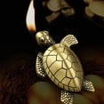 thumbnail image 4 of Golden Turtle Lighter for Candles and Camping - Decorative Fire Starter with Open Flame, 4 of 5