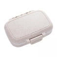 thumbnail image 1 of 5x Pastillero Contenedor 3 Compartimentos Accesorio Material PP Fácil de Viajar Duradero Multifunción Mini Pastillas Portátiles Organizador Estuche Pa 5 piezas, 1 of 8