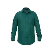 Angle View: Braveman Men's Buffalo Plaid Button Down Classic Fit Flannel Shirt