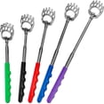 thumbnail image 4 of 5Pcs Portable Telescopic Back Scratcher Stainless Steel Bear Claw Rubber Handle Relieve Body Itching, 4 of 8