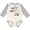 Natural and Heather, variant on Inktastic I Love Goats- cute goat Boys or Girls Long Sleeve Baby Bodysuit