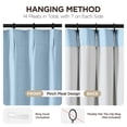 thumbnail image 3 of Cortinas Joydeco Pinch de lino plisado 100% opacas, 240 x 245 cm, 3 of 9