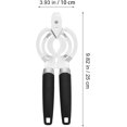 thumbnail image 3 of Canning Jar Opener Travel Corkscrew Multi Function Can Opener Bottle Opener Gift for Mens Dad Him Boyfriend Husband Black Canning Jar Opener Travel Corkscrew, 3 of 5