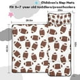 thumbnail image 5 of Brown Footballs Pattern Toddler Nap Mats for Kids Preschool,Sleeping Mat Bag or Kids,Toddler Sleeping Bag,Toddler Nap Mat or Daycare, 5 of 6