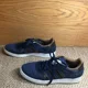 thumbnail image 4 of Ad-id-as Etrusco Men Athletic Sneaker Shoe 7.5 Blue Suede 3 Brown Stripes G66104, 4 of 6