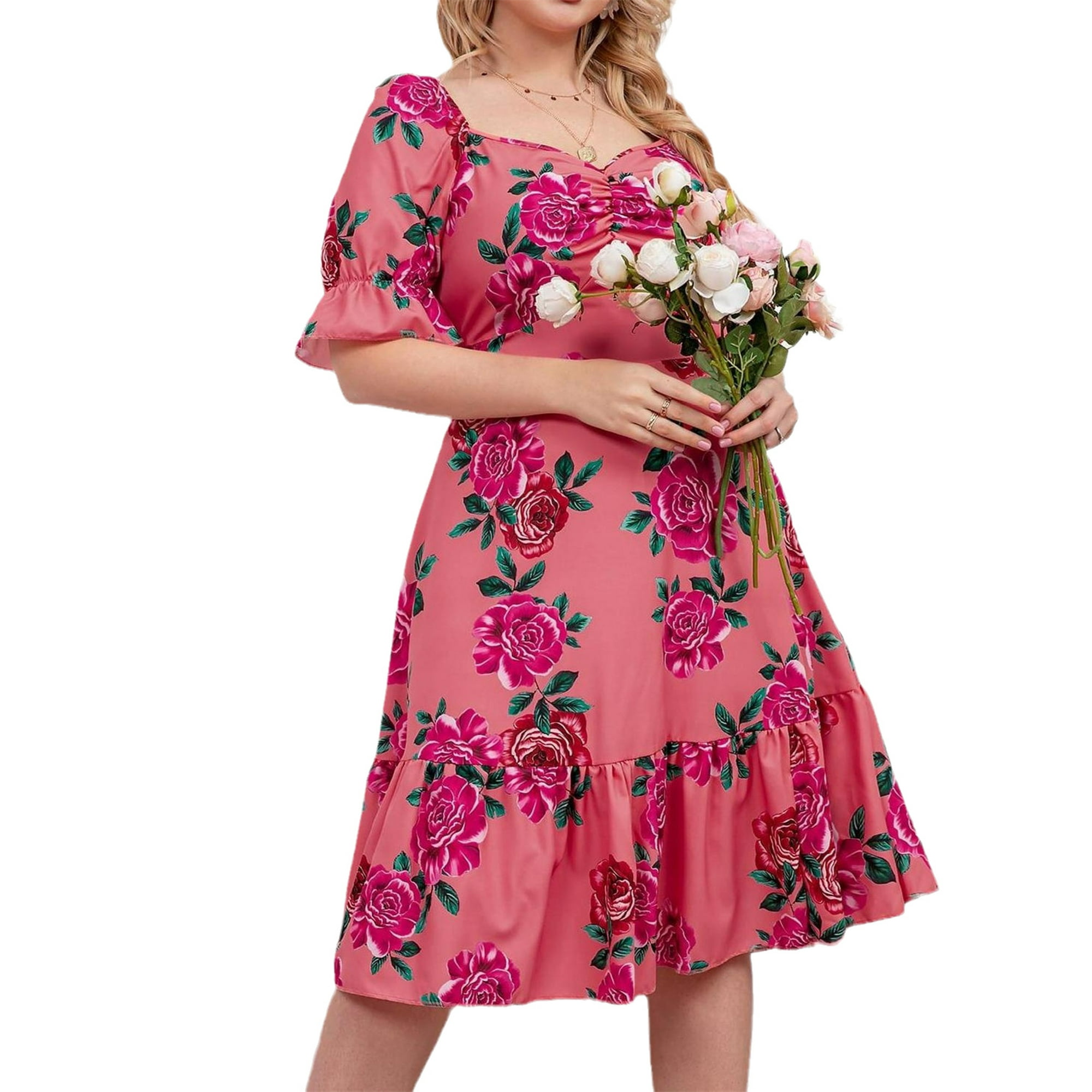 Watermelon Colored Dress