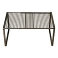 thumbnail image 2 of jifeng Expandable Cabinet Storage Shelf Stand Riser Kitchen Cupboard Organizer Rack Black M, 2 of 9