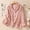 Pink, variant on SXCXLSA Women's Lightweight Linen Look Hoodie, Casual Loose Fit Pullover Top