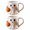 2pcs, variant on OIUR 1/2Pcs 600ml Water Cup 3D Effect Ghost Holding Pumpkin Design Ceramic Mug Household Bar Kitchen Restaurant Beverage Container