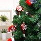 thumbnail image 4 of Piezas De Adornos De Piruletas Navideñas, A Prueba De Roturas, Brillantes, Diseño De Bastón De Caramelo, Adornos para Decoraciones Navideñas, Rojo-- oso de fresa Electrónica, 4 of 5