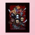 thumbnail image 2 of Cuadros Decorativos 3 hilos DIY completo bordado Terror muñecas impreso punto de cruz artesanía arte decoración JShteea Nuevos Originales, 2 of 8