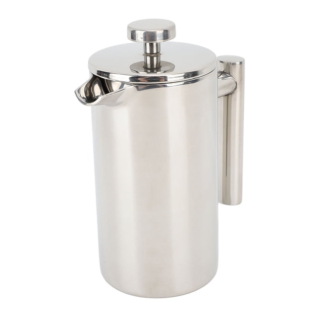 French Press Coffee Maker, Stainless Steel Press Coffee Pot Easy for Office