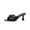 Black, variant on Shrysg Women's Casual Fashion Bows Open Toe High Heeled Sandals Comfortable Breathable Slip on Outdoor Summer Shoes White