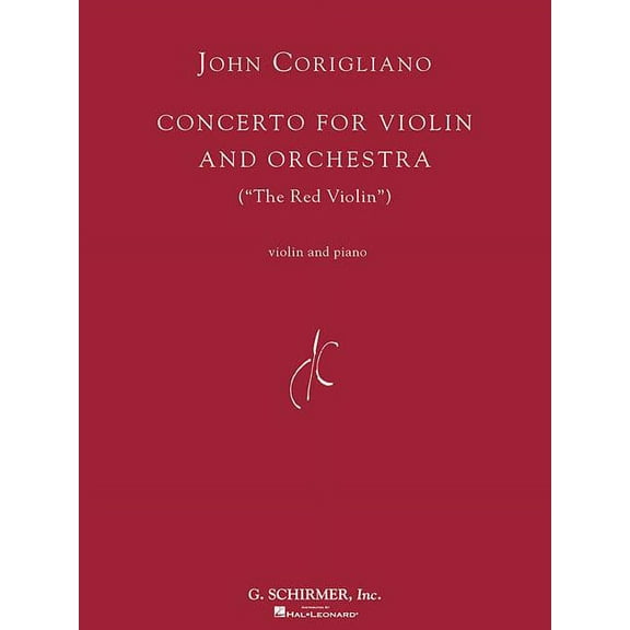 Concerto for Violin and Orchestra ("the Red Violin"): For Violin and Piano Reduction (Paperback)