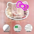 thumbnail image 4 of Espejo MCJSGSP Hello Kitty 37 x 31 cm con luz de neón, 4 of 6