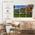 thumbnail image 5 of Elephant Stock Golf Course In Palm Springs Wall Art - Horizontal Multi Panel Canvas - Living Room Wall Decor - Sports Multi Panel - Brown And Green Decor - 33" x 20", 5 of 8