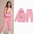 thumbnail image 4 of UAYOTSE Kids Tracksuit Athletic Sweatsuits Sets 2 Piece Long Sleeve Sweatshirt Sweatpants Joggers Set Winter Clothes 6 7 Years Old Girl Clothes,Sizes 12-13 Years, 4 of 4
