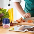 thumbnail image 3 of Garlic Mincer-2026 New Electric Garlic Chopper, Mini Portable Veggie Chopper USB Charging Wireless Food Processor for Ginger, Chili, Fruit, Meat,Small Vegetable Choppers for Kitchen, 3 of 10