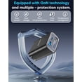 thumbnail image 6 of Topadre 30W GaN 3-in-1 Fast Charger with Retractable Cable, USB-C + USB-A Wall Plug, Compact PD Charger for Phones & Tablets, 6 of 7