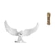 thumbnail image 1 of Escultura de ángel,Estatua de ángel para decoración del hogar,manualidades,color blanco,Reloj de suelo para casa de muñecas,Reloj de piso para casa de muñecas en, 1 of 8