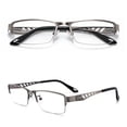 thumbnail image 2 of Mens Reading Glasses Progressive Multifocal + Photochromic Sunglasses Rectangle Readers, 2 of 5