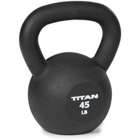 45 LB Competition Kettlebell, Single Piece Casting, LB Markings, Full Body Workout