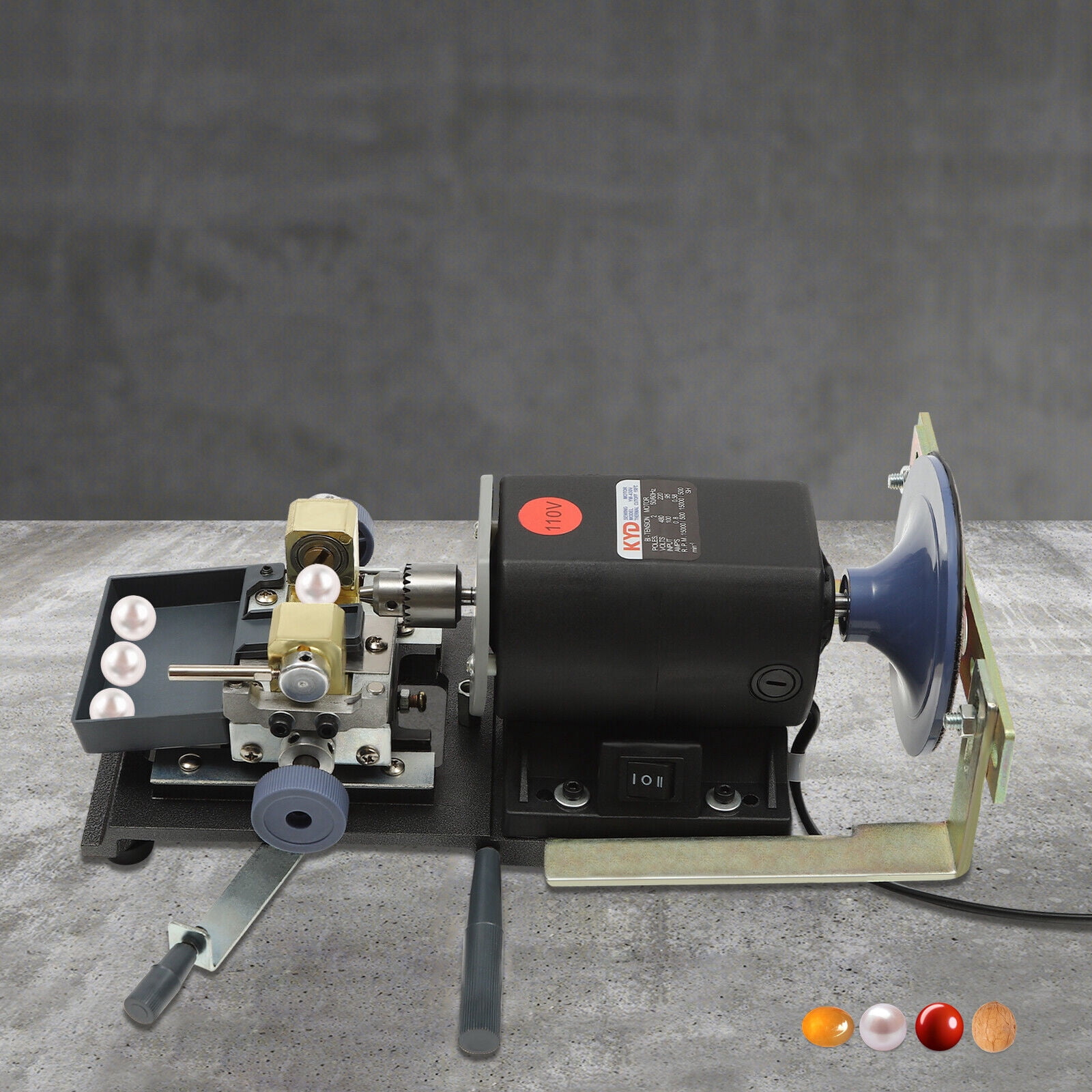 TFCFL Pearl Holing Drill Machine Electric Pearl Amber Jewelry Tool Drilling Machine