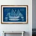 thumbnail image 3 of Antique Ship Blueprint III - Barnwood Framed Print - 17 x 20 - Maple, 3 of 4