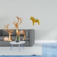 thumbnail image 2 of Escultura De Reno Europeo, Adorno De Caballo Dala Sueco, Figura Coleccionable De Animal Para Estantería, Entrada, Armario, Decoración Del Hogar, Manualidades Para Amantes De La Artesanía., 2 of 8
