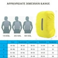 thumbnail image 5 of GOGHOST 2 Pack Waterproof Rain Cover for Backpack, Backpack Rain Cover with Reflective Strip，Rucksack Rain Cover for Bicycling/Hiking, 5 of 7