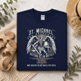 thumbnail image 2 of Saint Michael Prayer Christian Graphic T-Shirt, 2 of 6