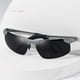 thumbnail image 3 of Gafas de sol para hombre, de metal, con montura media, para conducir, ciclismo, deportivas, polarizadas, 3 of 5