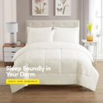 thumbnail image 2 of Juego de ropa de cama Sweet Home Collection Dorm Room Twin XL Ivory, 2 of 6
