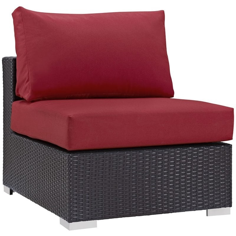 Modway Convene Outdoor Patio Armless Chair, Multiple Colors - image 2 of 4
