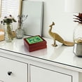 thumbnail image 6 of 3dRose, Tropical Leaves Camouflage Of Banana and Monstera 1, Jewelry Box 5.5x5.5 inch with 4 inch tile, 6 of 8