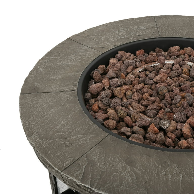 Stonecrest Outdoor Circular Firepit, Natural Stone Stonecrest Outdoor Circular Firepit, Natural Stone