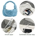 thumbnail image 3 of Bolsos personalizados con diseño de cordón de espagueti para mujer, bolsos cruzados de un solo hombro de moda, 3 of 5