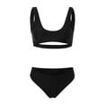 thumbnail image 4 of XIYON Womens Bikini Sets Women's High Waist Tankini Swimwear Set Summer Beach Two Piece Swimsuit With Matching Accessories Vintage Beachwear, 4 of 9