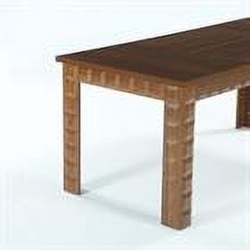 Demi Bonn Wood Executive Desk, 70.9" Large Computer Desk Office Desk for Home Living Room, Office, Brown