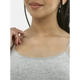 thumbnail image 4 of No Boundaries Cropped Shelf Bra Cami Top, Women's, 4 of 5
