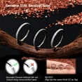 thumbnail image 4 of 2PCS 16G 18GNose Ring Cartilage Hoop Earring Stainless Steel 4Colors Choose Hoop Earrings Hinged Segment Rings Septum Hoops Daith Conch Helix Tragus Piercing 6mm/8mm/10mm/12mm, 4 of 7